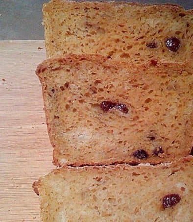 Carrot Ginger Raisin Bread