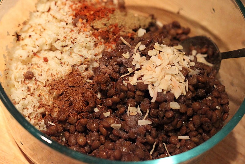 Red Lentil Cauliflower Burger Vegan Recipe (GF option) Vegan Richa