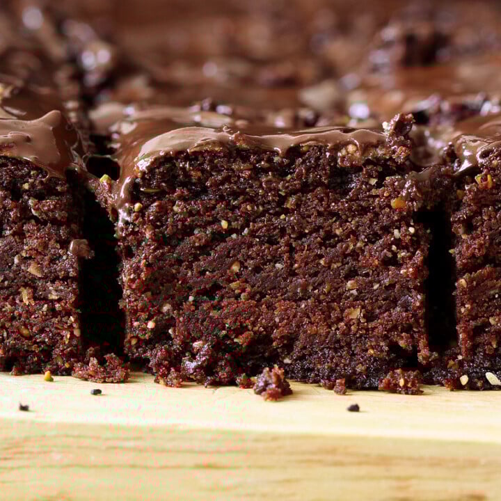 Triple Chocolate Salted Caramel Brownies (Vegan) Vegan Richa