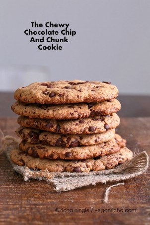 The Ultimate Giant Vegan Chocolate Chip & Chunk Cookies. Giant Vegan Chocolate Chip Cookie