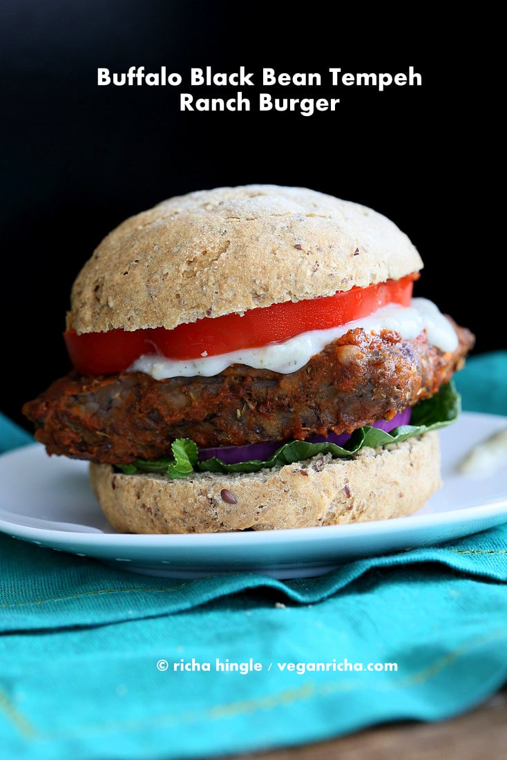 Buffalo Tempeh Ranch Sandwich