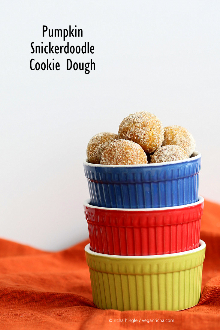 Pumpkin Snickerdoodle Cookie Dough Truffles