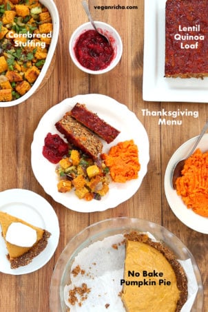 Vegan Thanksgiving Menu | Vegan Richa #vegan #glutenfree #veganricha