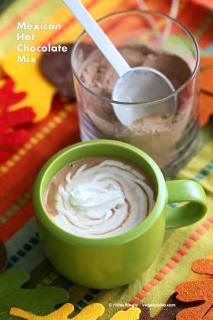 Mexican Hot Chocolate Mix | Vegan Richa #vegan #glutenfree #veganricha