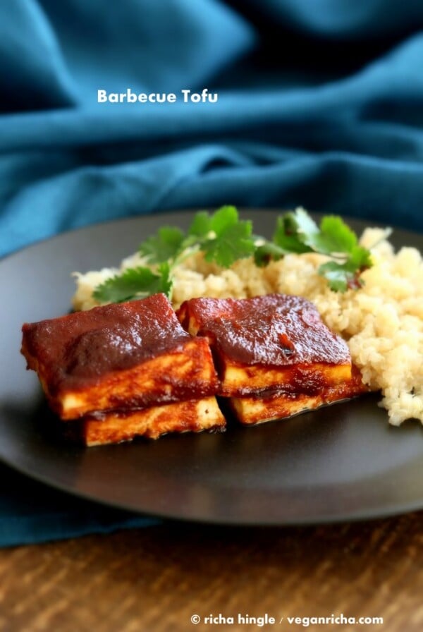 Barbecue Tofu | Vegan Richa #glutenfree #veganricha #vegan
