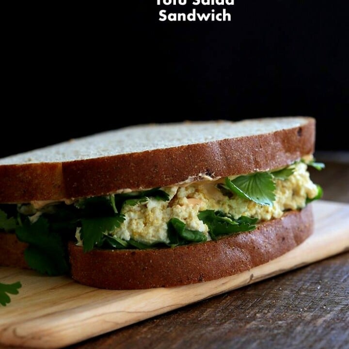 5 Minute Tofu Egg Salad Sandwich Recipe Vegan Richa