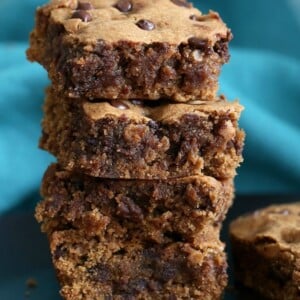Vegan Almond Butter Blondies | Vegan Richa #glutenfree #veganricha #vegan