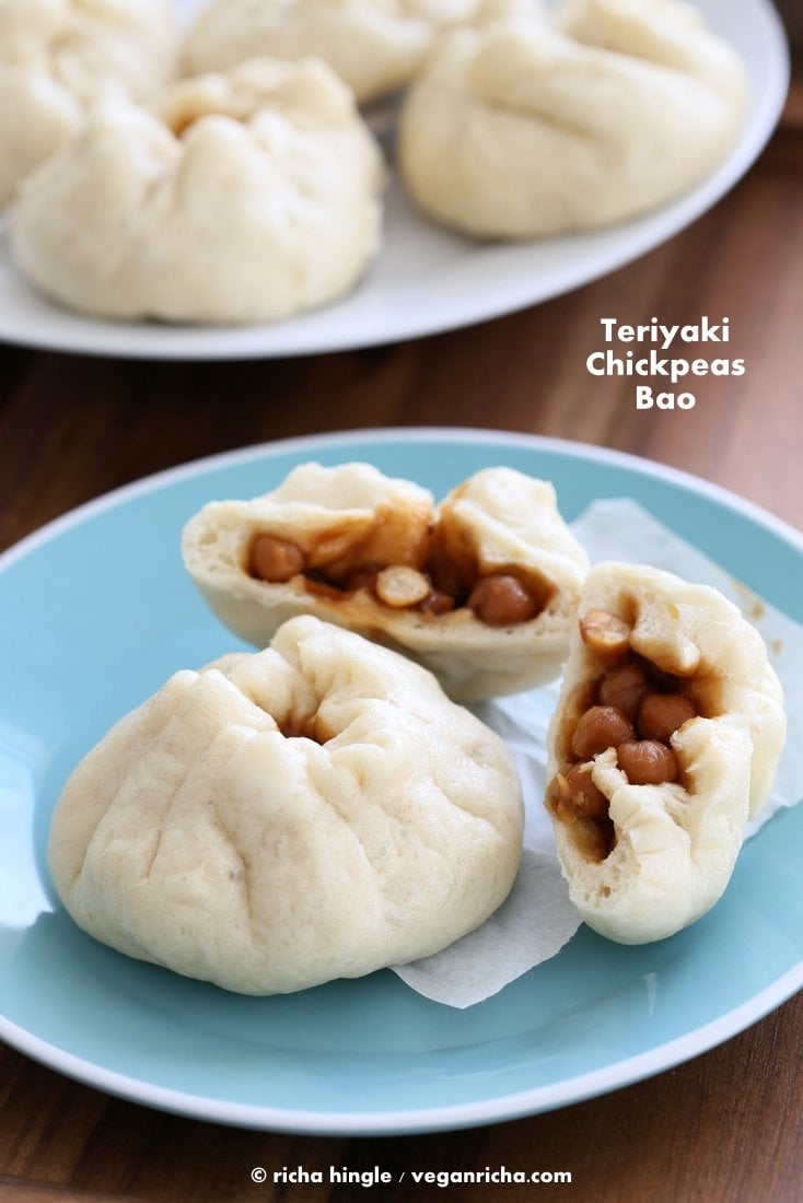 Teriyaki Chickpeas Bao /Baozi
