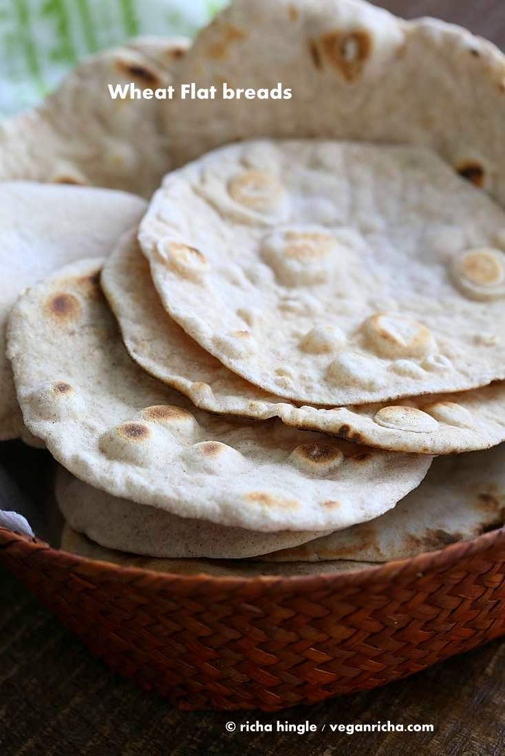 Vegan Yeast free Flatbread and Pita bread
