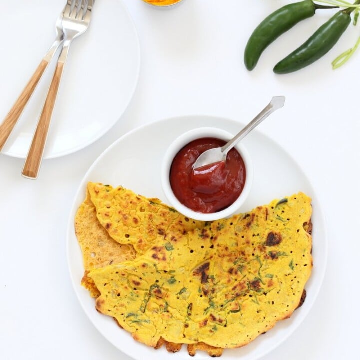 Vegan Chickpea Flour Pancakes Besan Chilla Vegan Richa