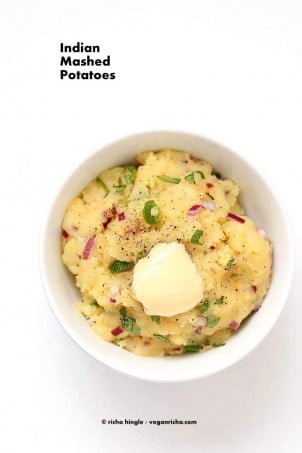 Aloo Bharta - Indian Mashed Potatoes | Vegan Richa #glutenfree #veganricha #vegan