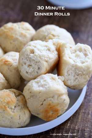 Easy Dinner Rolls No Yeast