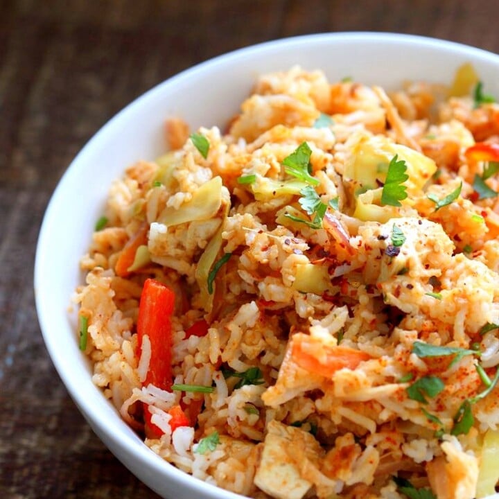 Peanut Sauce Fried Rice Vegan Richa