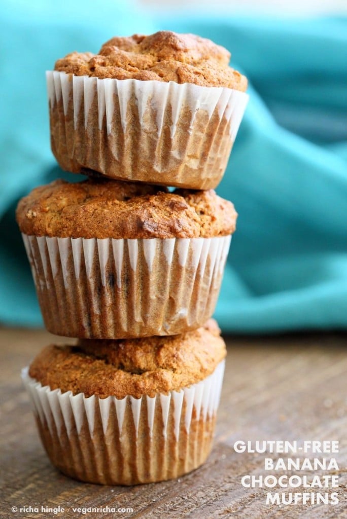 Vegan Gluten free Banana Muffins Vegan Richa