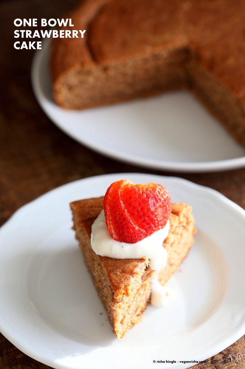 1 Bowl Strawberry Cake Recipe