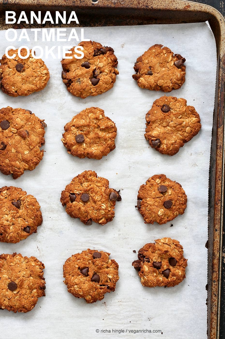 Banana Oatmeal Cookies Recipe