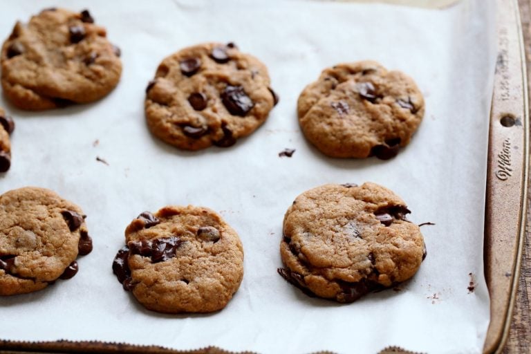 Vegan Chocolate Chip Cookies with Coconut Oil. Palm Oil Free Recipe