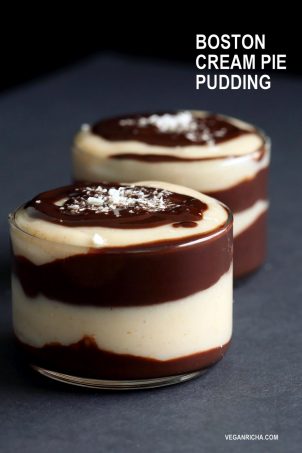 Boston Cream Pie Pudding