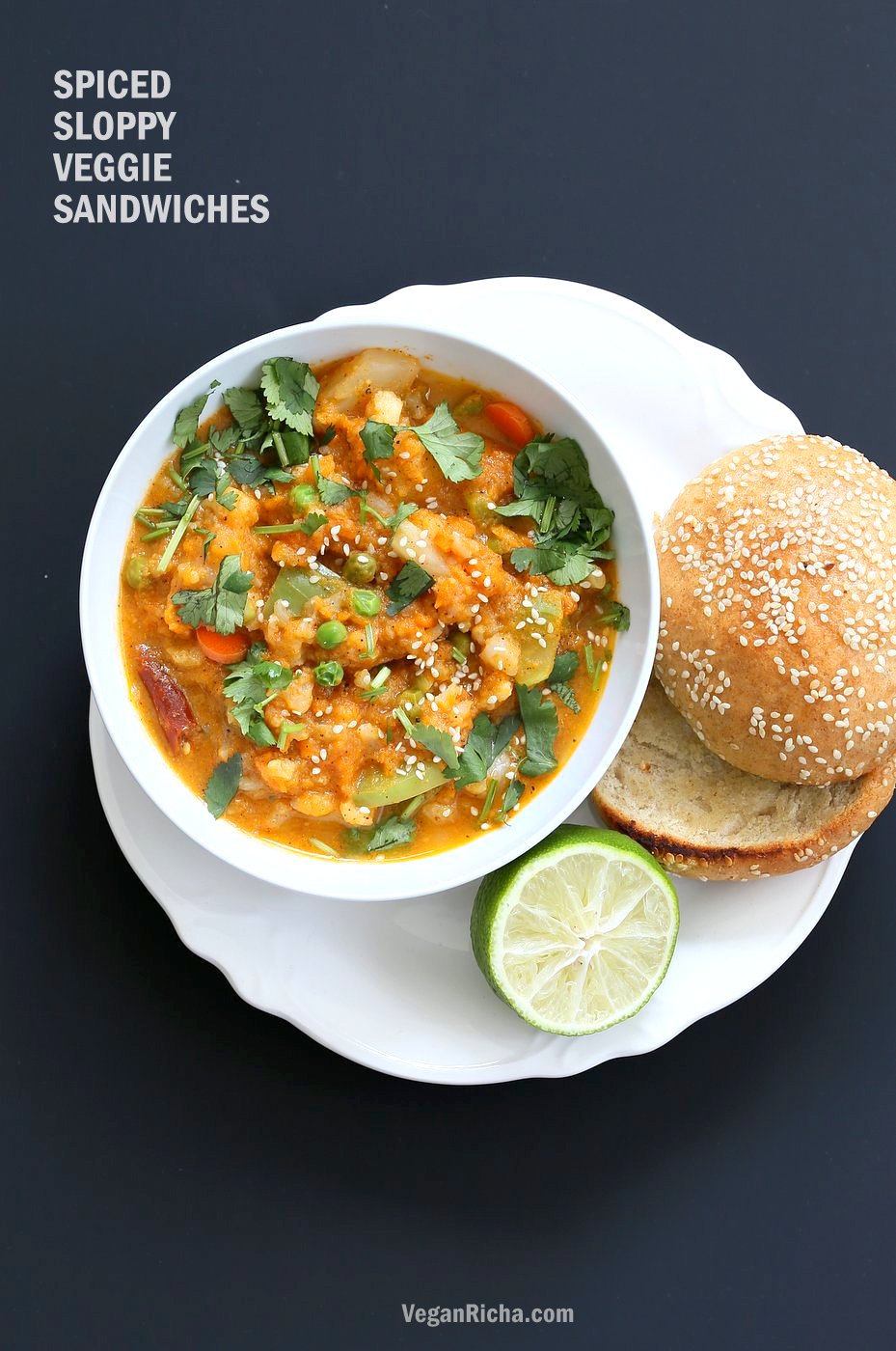 Veg Kolhapuri Recipe - Veggies in Sesame Coconut Tomato Sauce (Instant Pot/Saucepan)