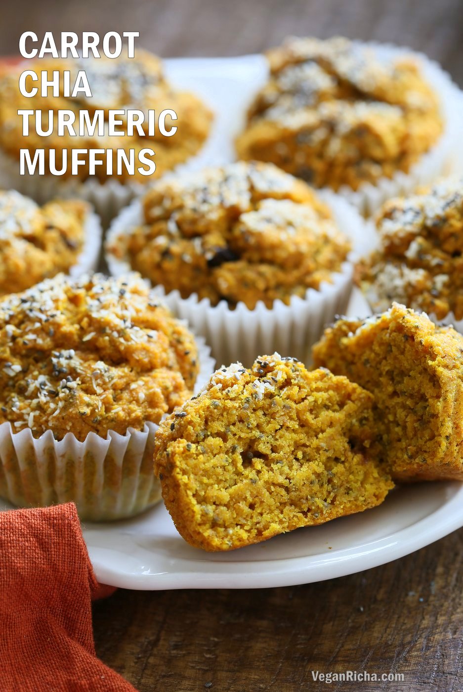 Turmeric Carrot Muffins