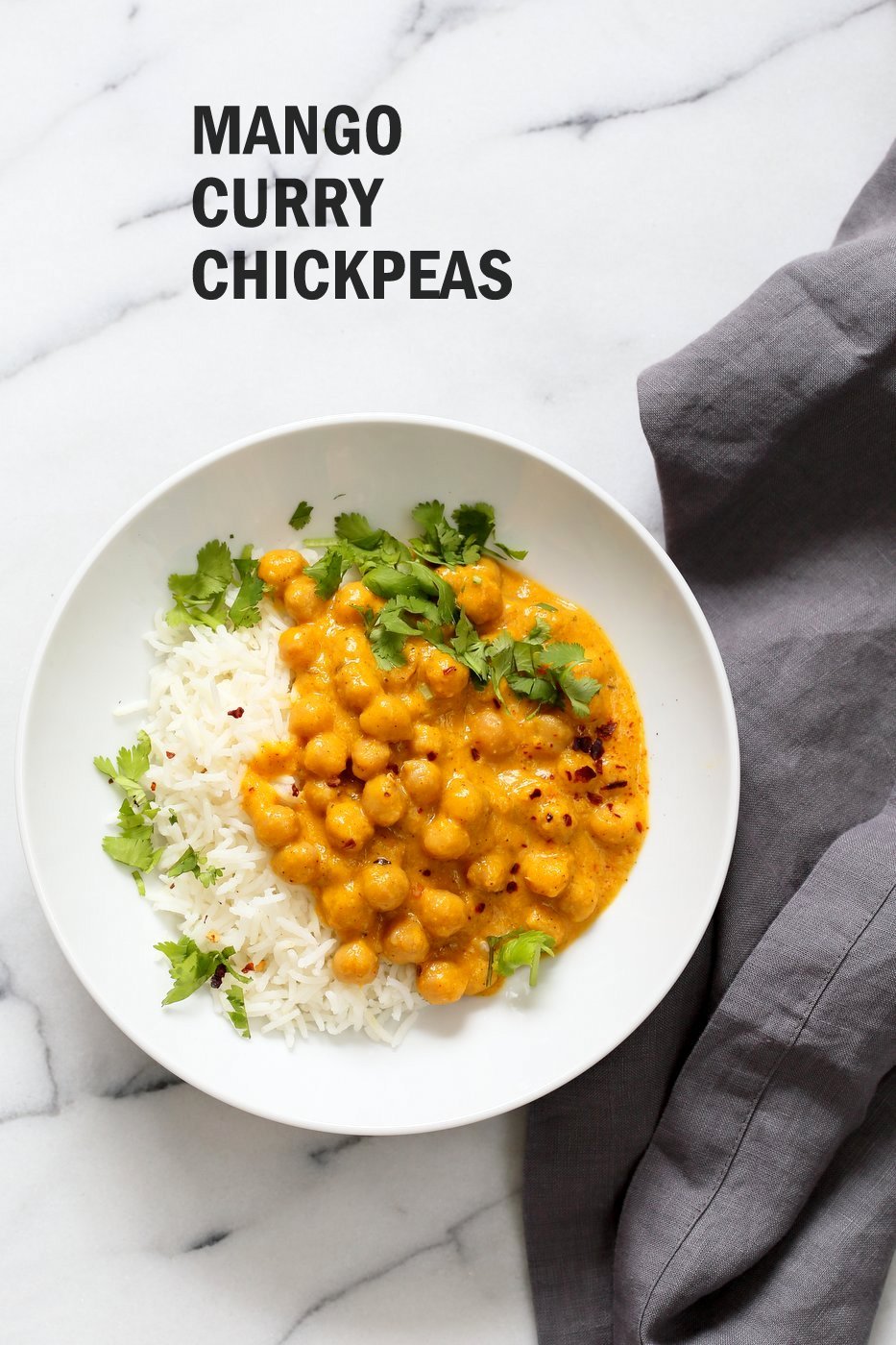 Mango Curry Chickpeas