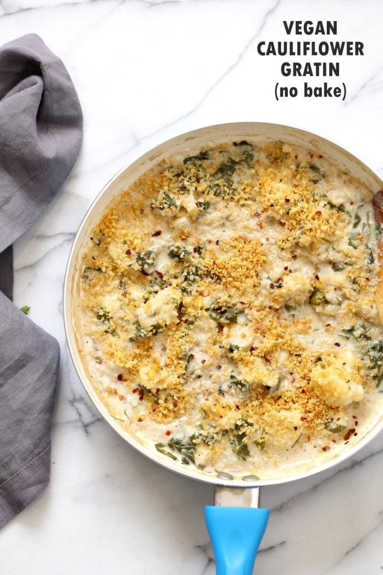 Vegan Cauliflower Gratin Creamy, Spiced, No Bake Vegan Richa
