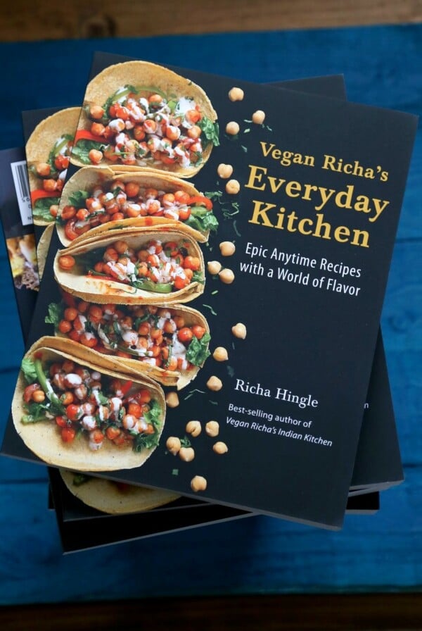 Vegan Richa's Everyday Kitchen Cookbook Available everywhere where Books are Sold