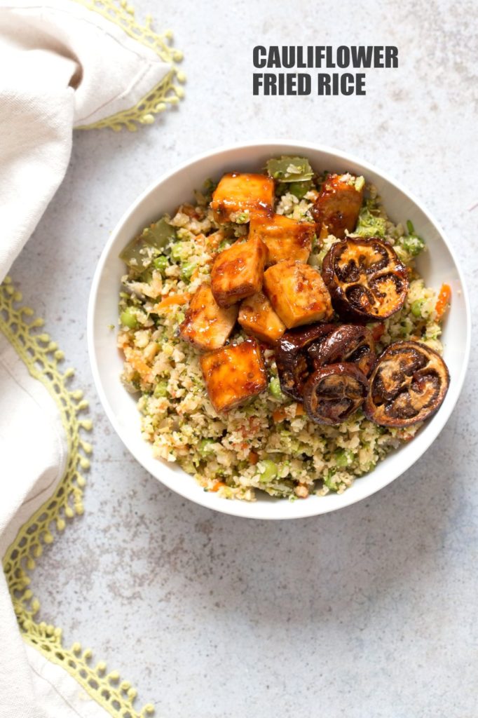 Vegan Cauliflower Fried Rice 1 Pot Vegan Richa
