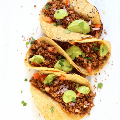 Cauliflower Taco Meat - 1 Pan Cauliflower Walnut Taco filling Recipe ...