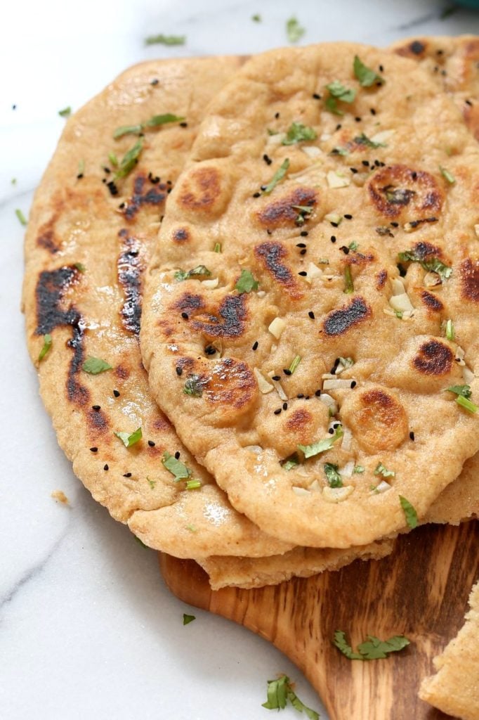 Whole Wheat Naan Bread Vegan Indian Naan Recipe Vegan Richa