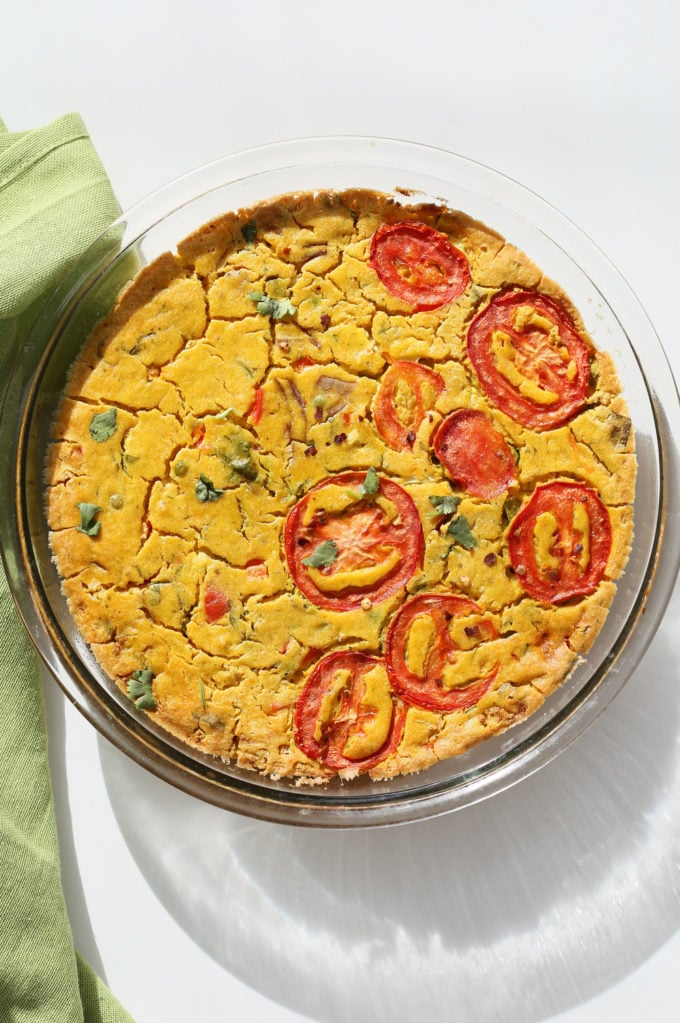 Chickpea Flour Frittata Eggless Vegan Frittata Vegan Richa