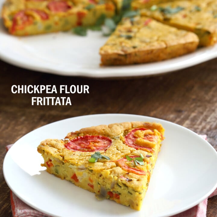 Chickpea Flour Frittata Eggless Vegan Frittata Vegan Richa