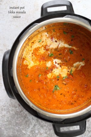 Instant Pot Tikka Masala - #Vegan Tikka Masala Sauce Recipe. Easy Tikka masala sauce, made in a Pressure Cooker. Saucepan option. Add veggies, tofu, chickpeas, vegan chickin subs. #Glutenfree #Soyfree #Nutfree #recipe #VeganRicha