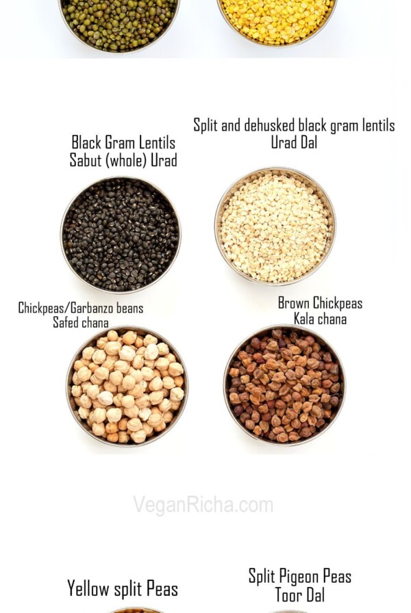 Indian Dals Names - List of legumes and pulses names in hindi and english | Vegan Richa