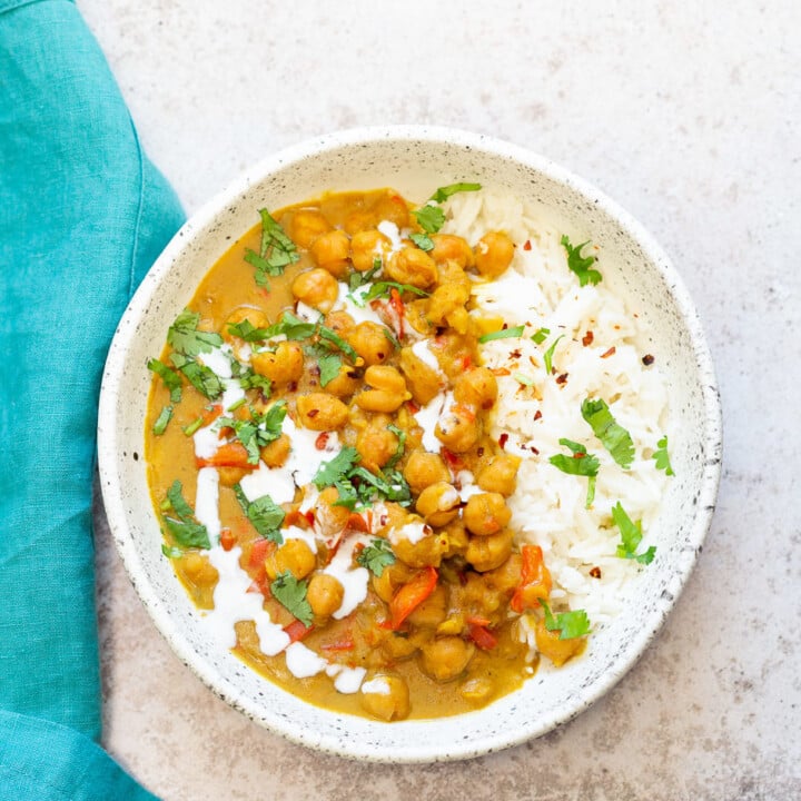 Chickpea Coconut Curry Instant Pot or Saucepan Vegan Richa