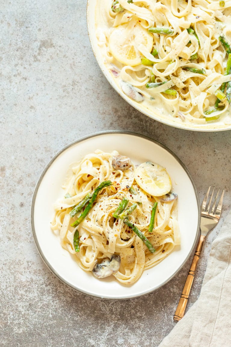 Vegan Lemon Asparagus Pasta 30 mins Vegan Richa