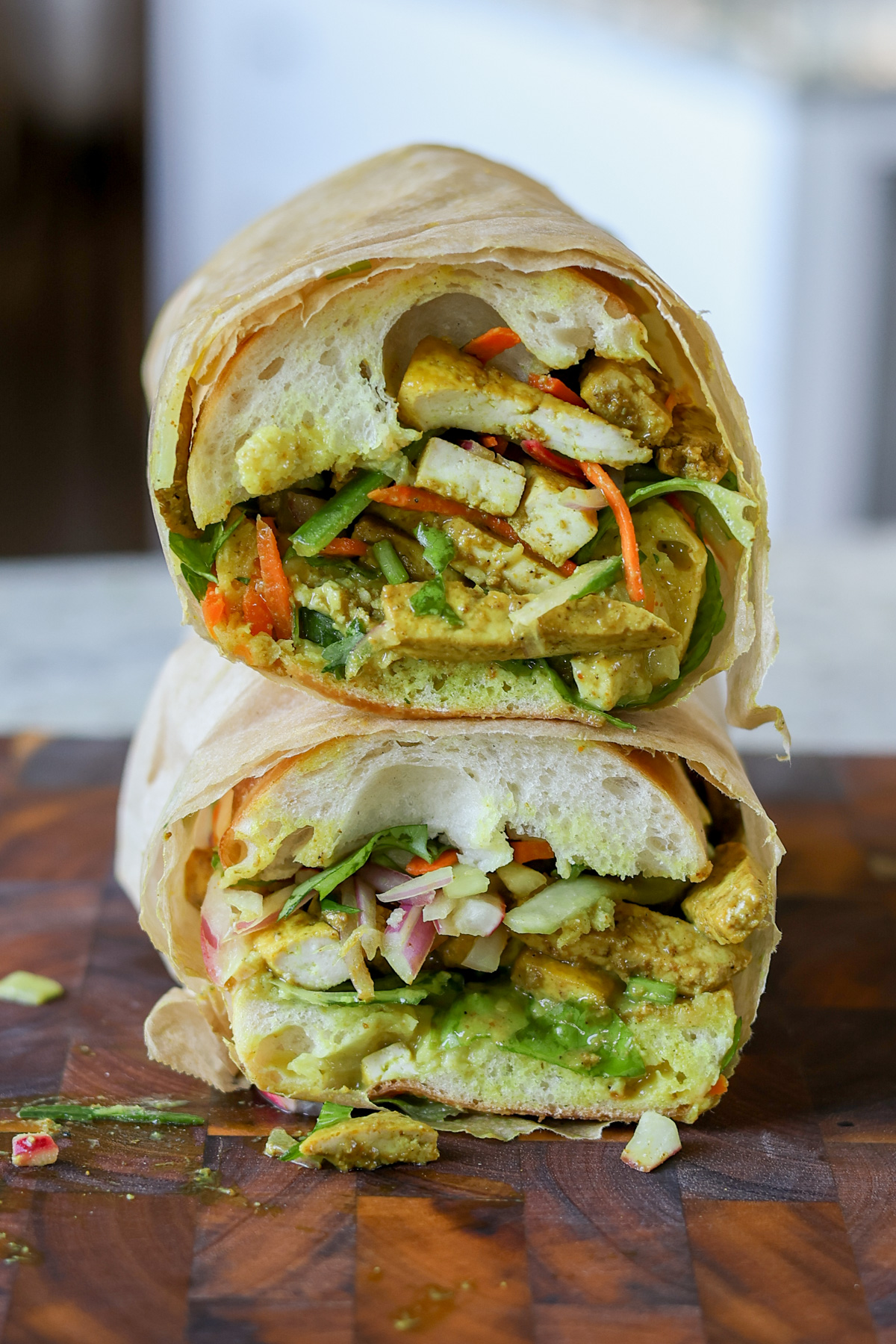 Curried Tofu Banh Mi Recipe