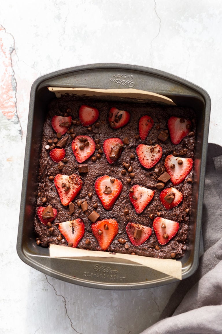 Strawberry Brownies (Vegan Glutenfree Grainfree) Vegan Richa