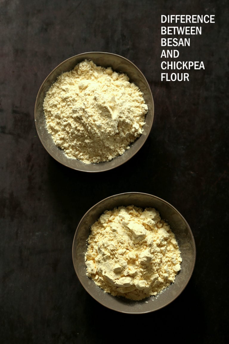 Difference between Besan and Chickpea Flour (Garbanzo Bean flour