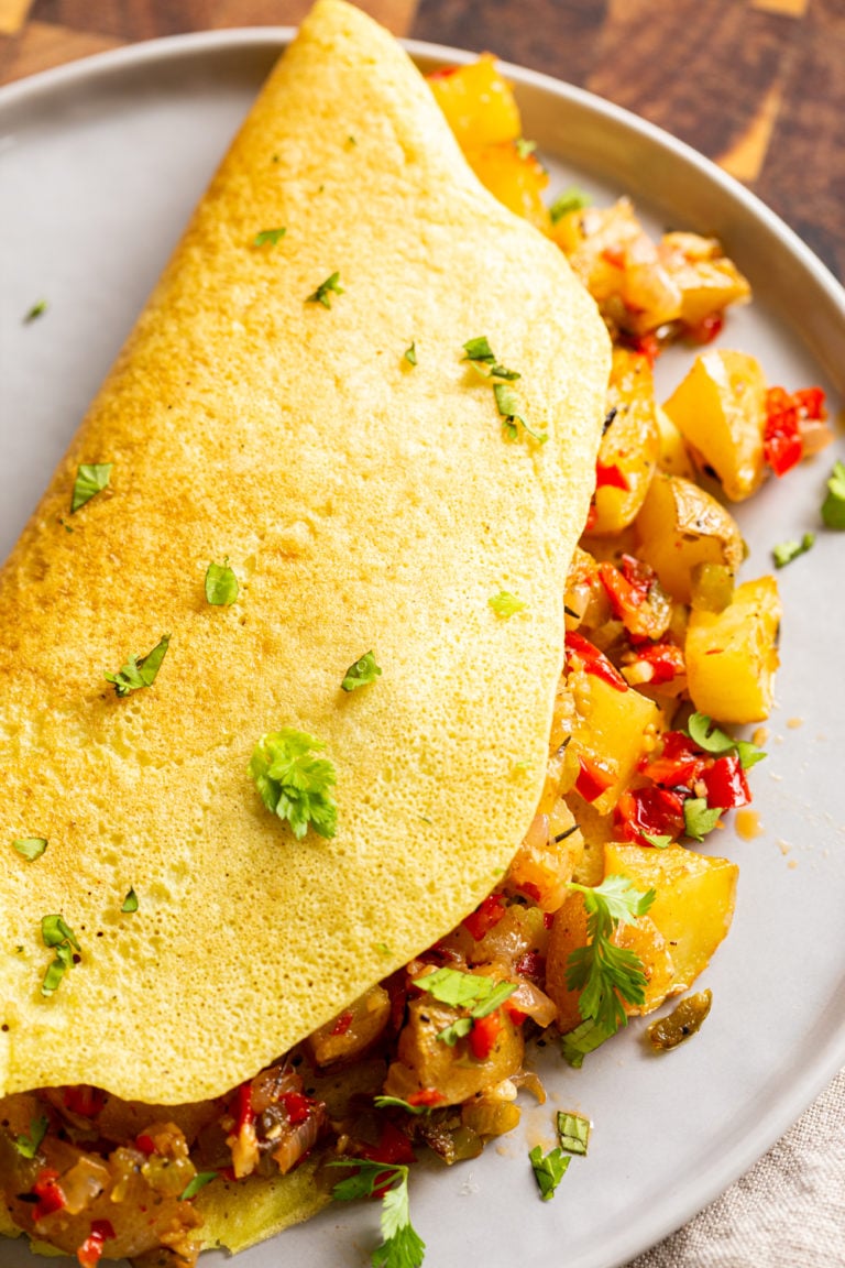 Vegan Omelet with Mung Bean "Egg" Vegan Richa