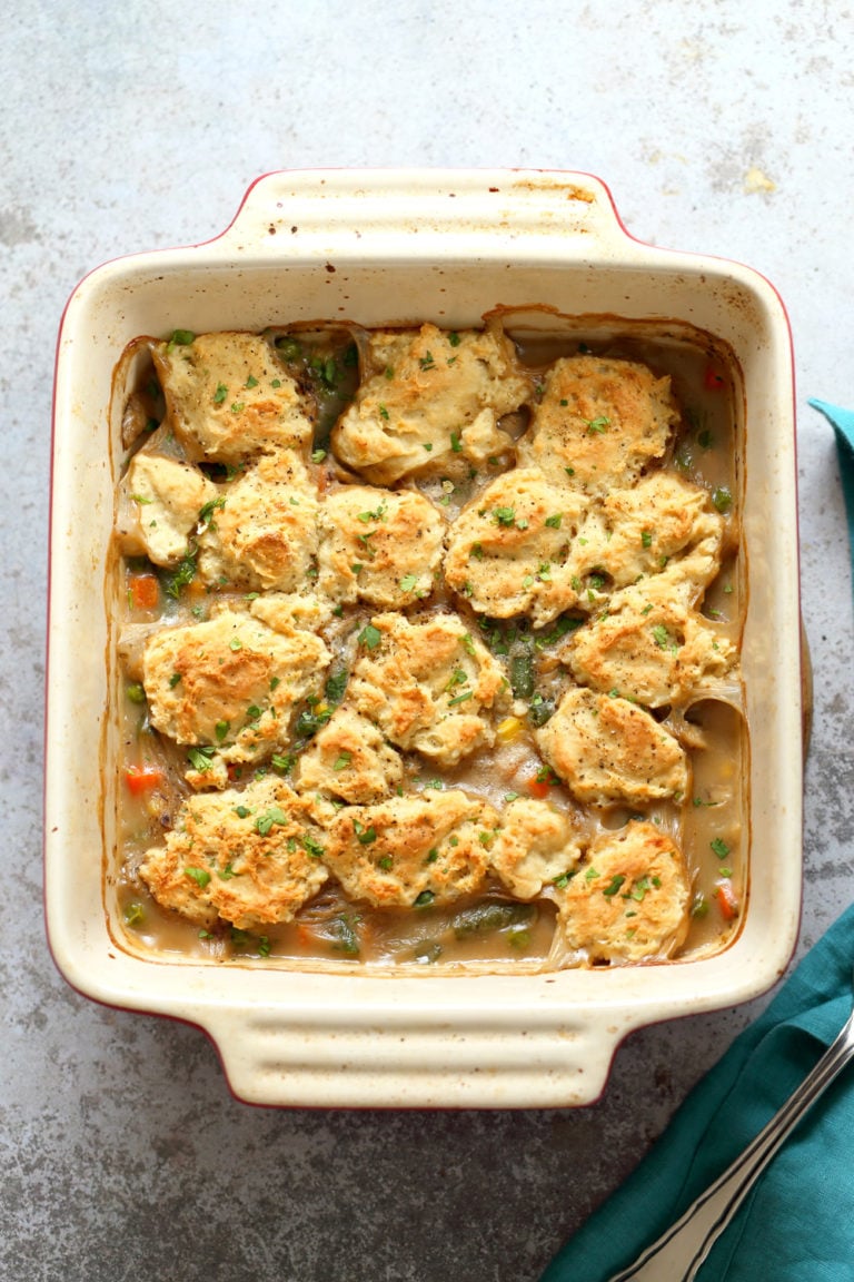 Vegan Pot Pie with Black Pepper Biscuits Vegan Richa