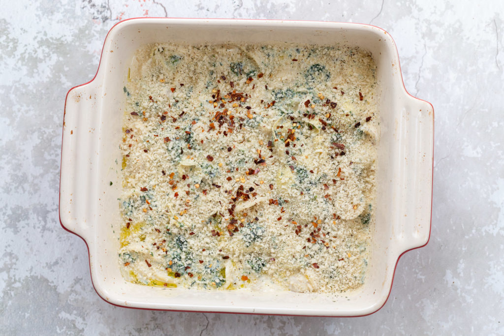 Vegan Spinach Artichoke Pasta Bake Recipe - Vegan Richa