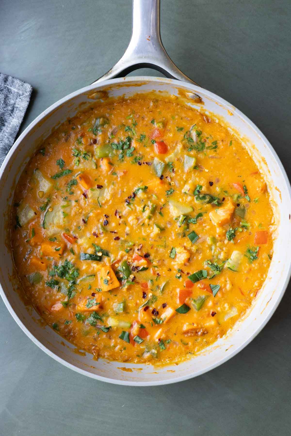 Vegan Red Lentil Sweet Potato Curry