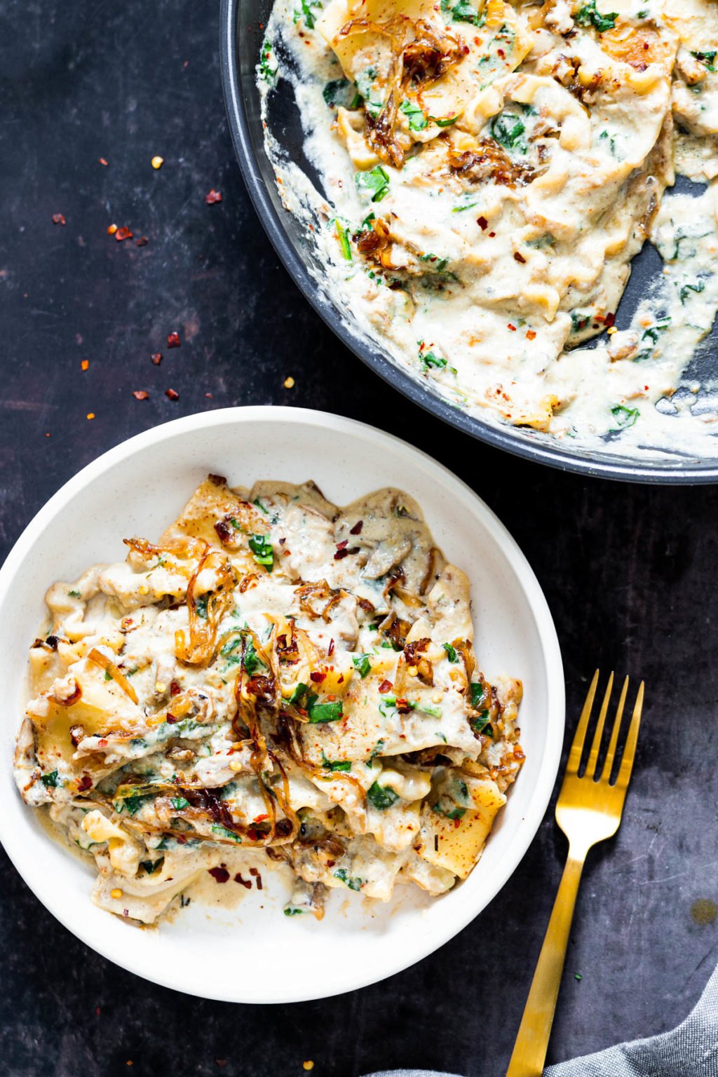 Vegan French Onion Skillet Lasagna Vegan Richa