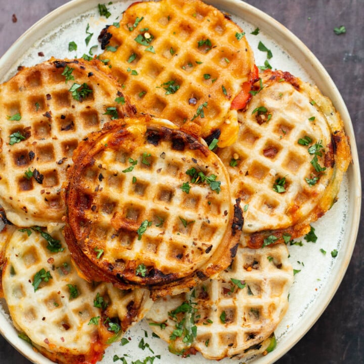 Best Easy Vegan Pizza Waffles Recipe Vegan Richa