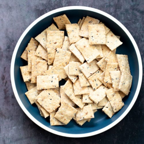 Vegan Everything Bagel Crackers Recipe 4 ingredients only
