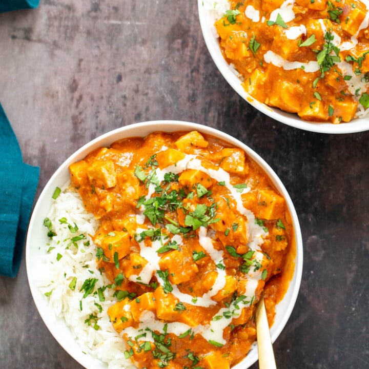 Baked Tofu Curry Recipe Vegan & Easy One Pan Dinner