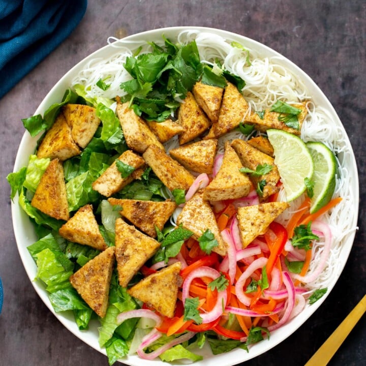 Vietnamese Curried Tofu Noodle Bowl Recipe Vegan Richa