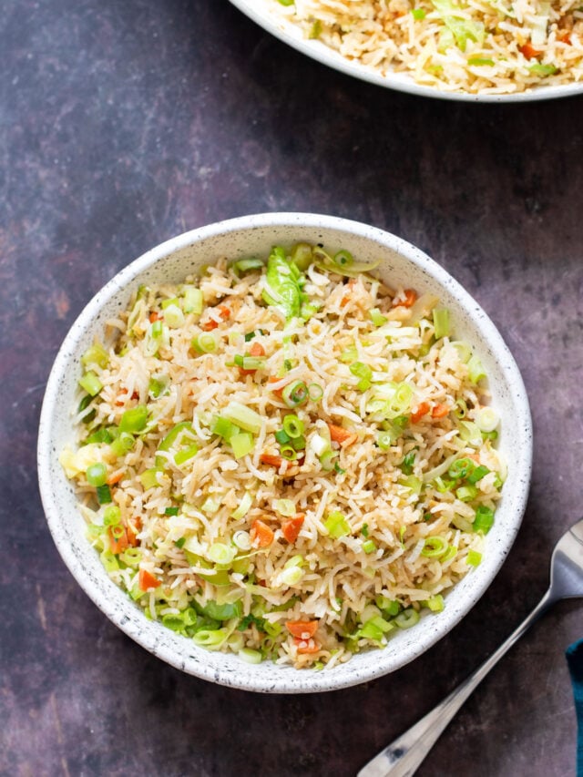 Indo Chinese Fried Rice - Vegan Richa