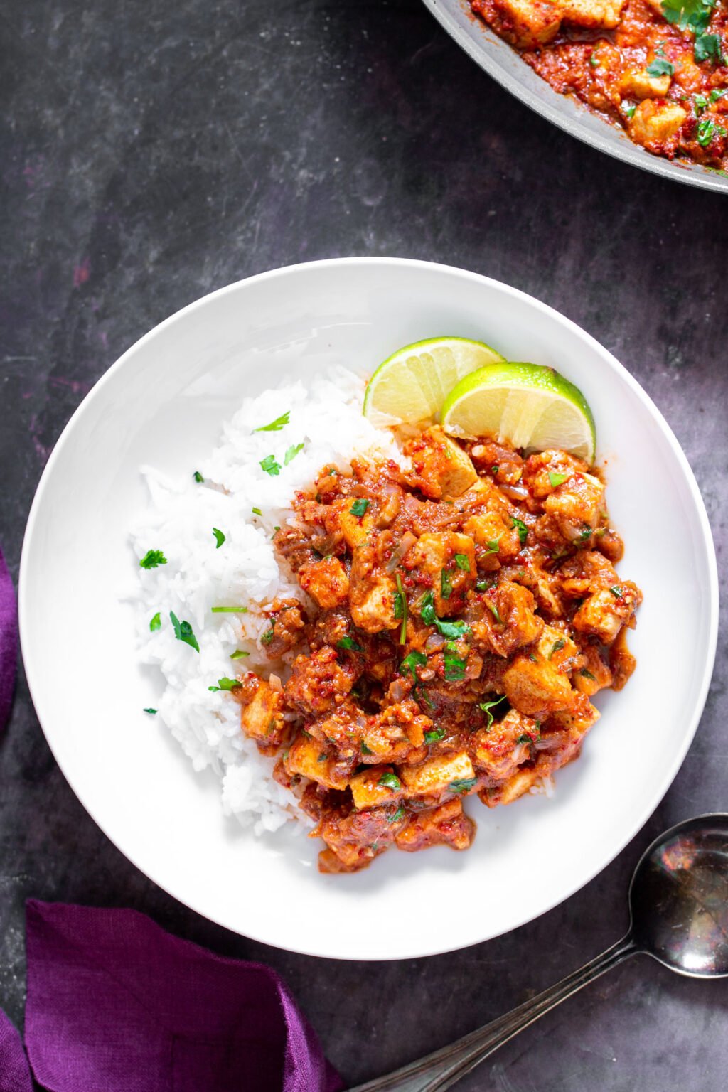 Tofu Vindaloo Recipe (Indian Tangy Chili Sauce) Vegan Richa